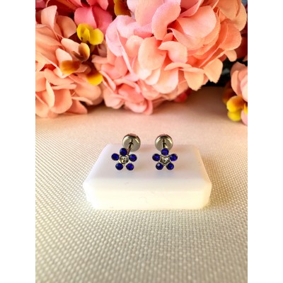 ABRIDORES FLORCITA BRILLO AZUL