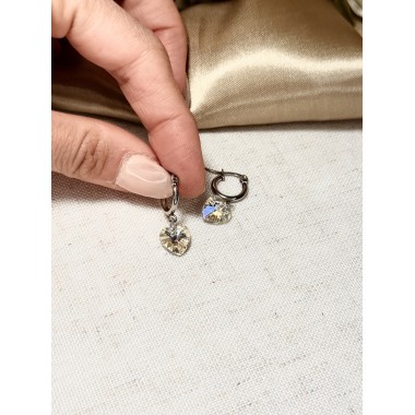 ARGOLLITA DIJE STRAS CORAZON  SWAROVSKY