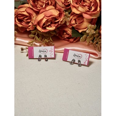 ARITOS GANCHO CON STRASS