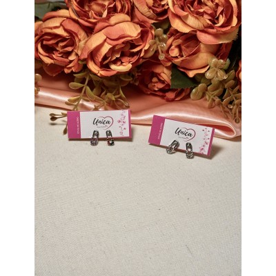 ARITOS GANCHO CON STRASS