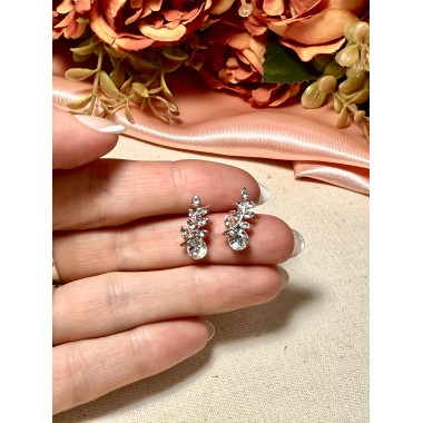 ARO ESPIGA CON PIEDRA Y STRASS