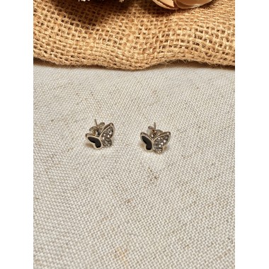 ARO MARIPOZA NEGRA Y BRILLO