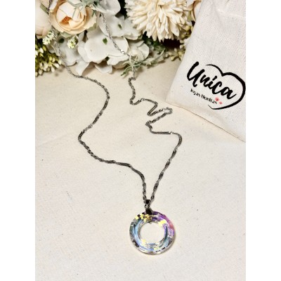 CADENA CIRCULO CRISTAL SWAROVSKY