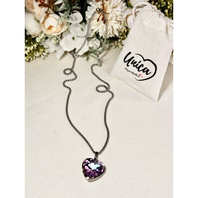 CADENA CORAZON SWAROVSKY GRANDE
