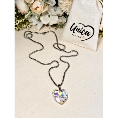 CADENA CORAZON SWAROSKY CRISTAL