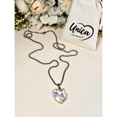 CADENA CORAZON SWAROSKY CRISTAL