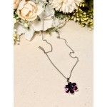 CADENA DIJE SWAROVSKY FLOR