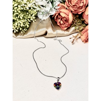 CADENA C/DIJE CORAZON SWAROVSKY SMALL