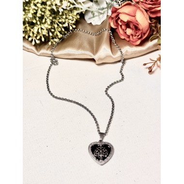 CADENA CORAZON CON ARBOL