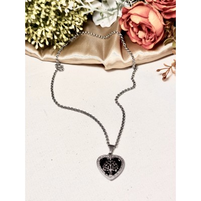 CADENA CORAZON CON ARBOL