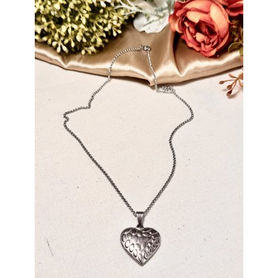 CADENA CORAZON HOJITAS