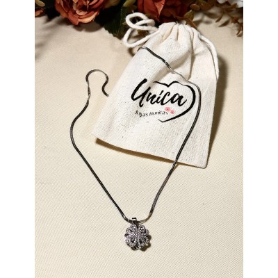 COLGANTE FLOR CON BRILLOS