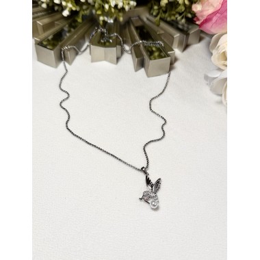 CADENA COLIBRÍ PERLA