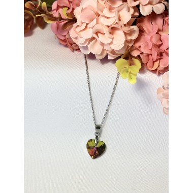 CADENA DIJE SWAROVSKY CORAZON