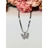 CADENA MARIPOSA TORNAZOLADA CRISTAL