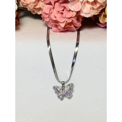 CADENA MARIPOSA TORNAZOLADA CRISTAL