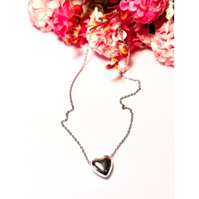 CADENA CORAZON INFLADO LIVIANO