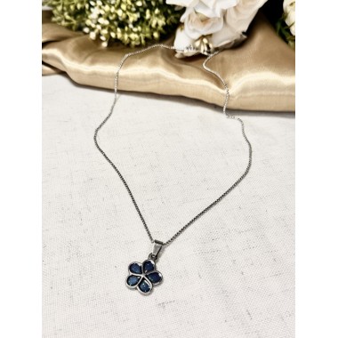 CADENA ACERO NACAR FLOR