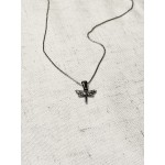 CADENA ACERO MINI LIBELULA BRILLO