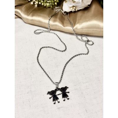 CADENA ACERO 2 NIÑAS