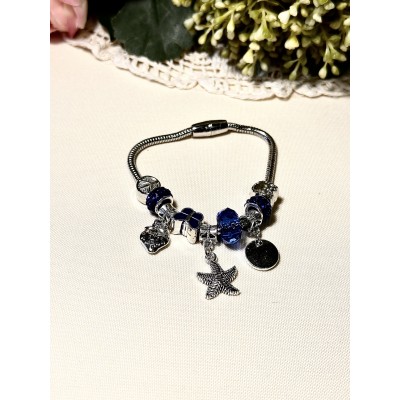 PULSERA PANDORA SEA STAR BLUE