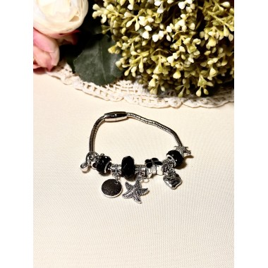 PULSERA PANDORA SEA STAR BLACK