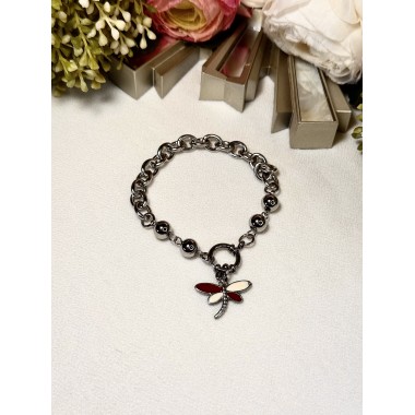 PULSERA CON DIJE LIBELULA