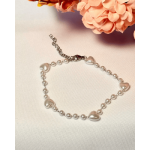 PULSERA PERLAS CON CORAZONES