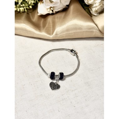 PULSERA CHARMS BLACK LOVE