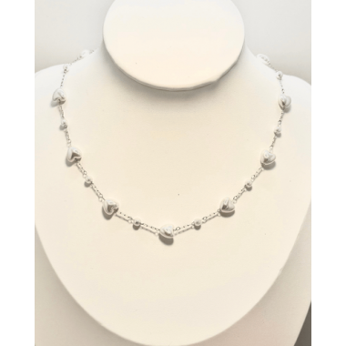 CHOKER CORAZON PERLAS