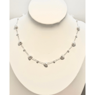 CHOKER CORAZON PERLAS