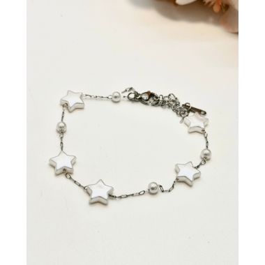 PULSERA ESTRELLA PERLA