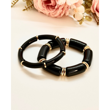 DUO DE PULSERA SOLE NEGRA