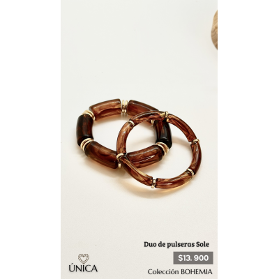 DUO PULSERAS SOLE CAREY