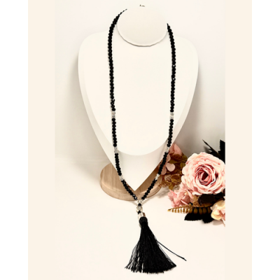 COLGANTE PLUMERO CRISTAL DE ROCA 