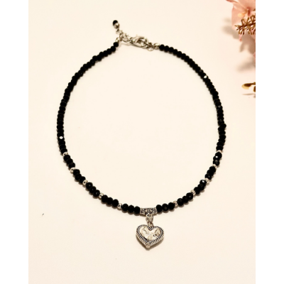 CHOKER CORAZON CRISTAL DE ROCA