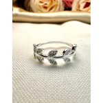 ANILLO ESPIGA CON BRILLO