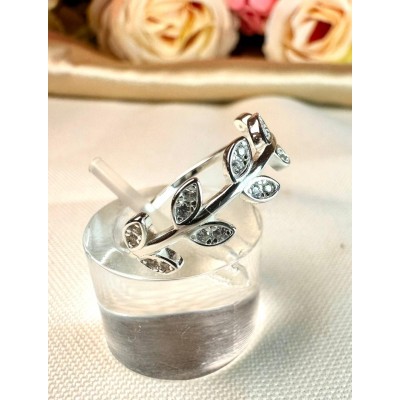 ANILLO ESPIGA CON BRILLO