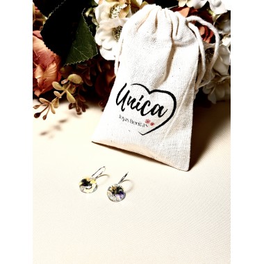 ARO COLGANTE SWAROVSKY CIRCULO  