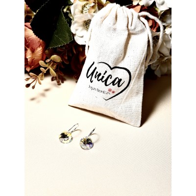 ARO COLGANTE SWAROVSKY CIRCULO  