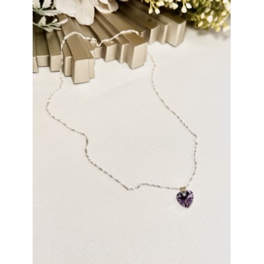 CADENA DIJE SWAROVSKY CORAZON