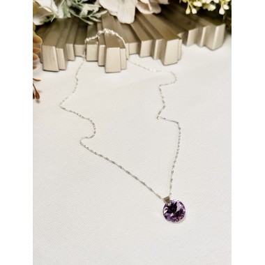 COLGANTE DIJE SWAROVSKY CIRCULO