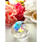 Dije Swarovsky Círculo Rosa