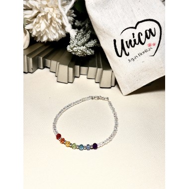 PULSERA BRILLO COLORES