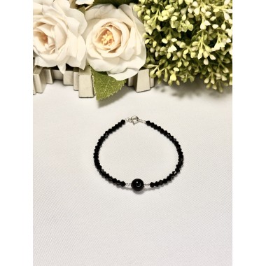 PULSERA CRISTAL LOLY BLACK
