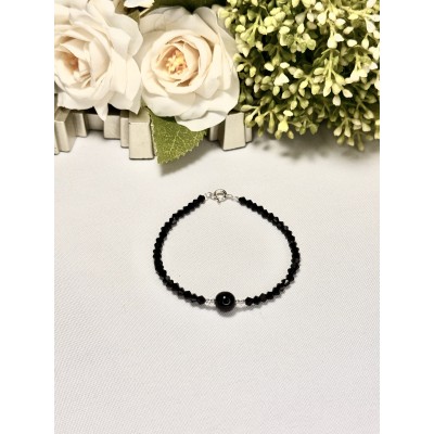 PULSERA CRISTAL LOLY BLACK